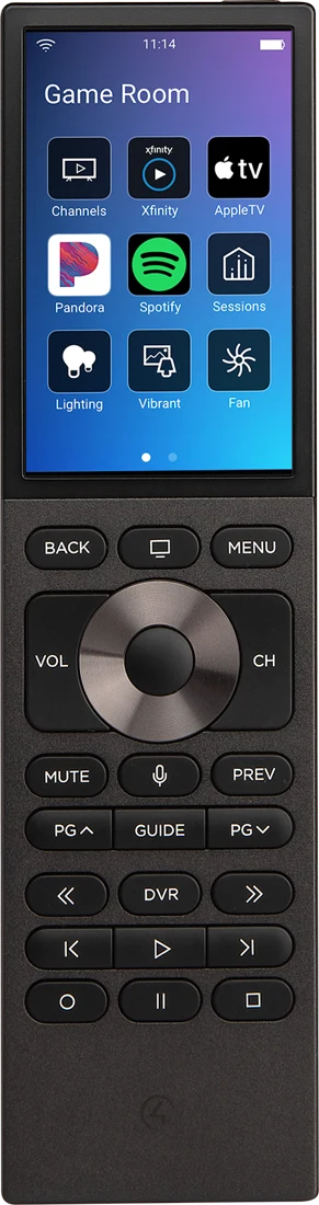 Control remoto Control4 Halo Touch para audio, video y casa inteligente
